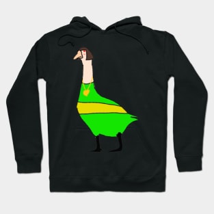 Chara from Undertale as a goose Hoodie